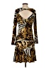 Barcelino Animal Print Brown Casual Dress Size S - photo 2