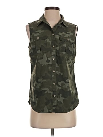 Eddie Bauer Sleeveless Button-Down Shirt (view 1)