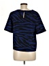 Ann Taylor LOFT Blue Short Sleeve Top Size M - photo 2