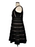 JS Collections 100% Polyester Stripes Black Cocktail Dress Size 16 - photo 5