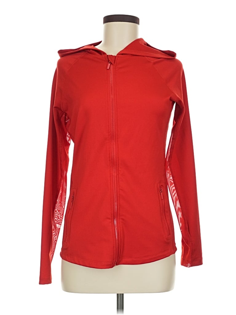 Pre-owned Savvi Zip Up Hoodie In Red