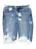 Lee Blue Denim Shorts Size 4 - photo 1