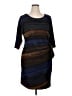 Robbie Bee Blue Casual Dress Size XL - photo 1