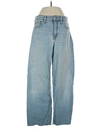 Madewell The Perfect Vintage Wide-Leg Crop Jean in Altoona Wash: Raw-Hem Edition (view 1)