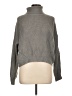 Shein 100% Acrylic Solid Gray Turtleneck Sweater Size L - photo 1