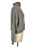 Shein 100% Acrylic Solid Gray Turtleneck Sweater Size L - photo 4