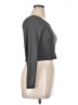 DAZY Gray Long Sleeve Top Size XL - photo 4
