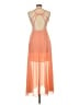 Unbranded Orange Cocktail Dress Size L - photo 2