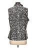 Ann Taylor Silver Sleeveless Blouse Size L - photo 2