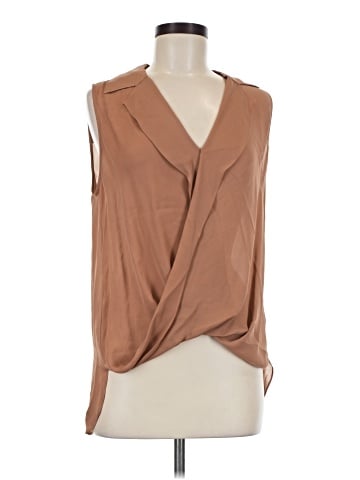 L'Agence Sleeveless Silk Top (view 1)
