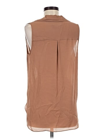 L'Agence Sleeveless Silk Top (view 2)