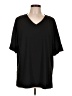 Trendy Queen Black Short Sleeve Top Size L - photo 1