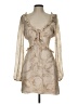 Animari 100% Polyester Tan Cocktail Dress Size L - photo 1