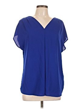 INC International Concepts Short Sleeve Blouse (view 1)