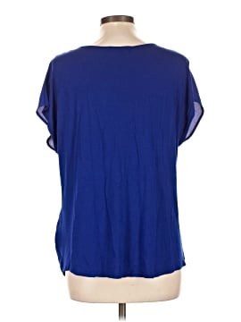 INC International Concepts Short Sleeve Blouse (view 2)