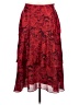 Ann Taylor Paisley Red Formal Skirt Size 8 - photo 1