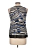 DressBarn Blue Sleeveless Blouse Size L (petite) - photo 2