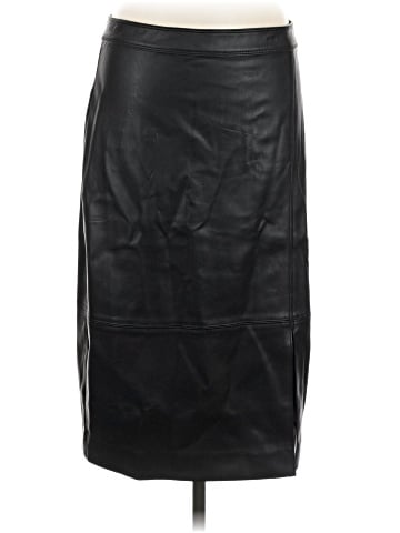 Ann Taylor Faux Leather Skirt (view 1)
