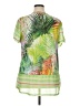 Onque Green Short Sleeve Blouse Size 1X - photo 2