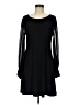 MSK Solid Black Casual Dress Size M - photo 1