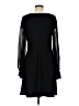 MSK Solid Black Casual Dress Size M - photo 2