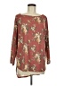 Ginger G. Burgundy 3/4 Sleeve T-Shirt Size M - photo 1