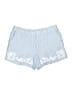 Ann Taylor LOFT Stripes Blue Shorts Size 14 - photo 1