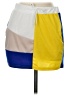 Unbranded Color Block Yellow Casual Skirt Size M - photo 1