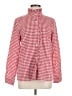 Unbranded 100% Polyester Checkered-gingham Red Long Sleeve Blouse Size M - photo 1