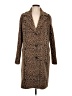 Vince Camuto Animal Print Brown Coat Size L - photo 1