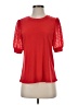 CeCe Red Short Sleeve Top Size S - photo 1