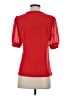 CeCe Red Short Sleeve Top Size S - photo 2