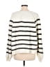 Lands' End 100% Cotton Stripes White Pullover Sweater Size M - photo 2