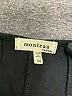 Monteau Solid Black Cocktail Dress Size M - photo 7