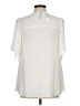 Edward Achour Paris 100% Polyester Ivory Sleeveless Blouse Size M - photo 2
