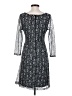 Rhapsody Paisley Gray Cocktail Dress Size S - photo 2
