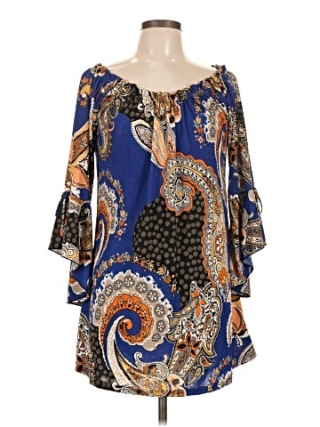 Win Win 3/4 Sleeve Blouse (view 1)
