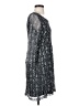 Rhapsody Paisley Gray Cocktail Dress Size S - photo 4