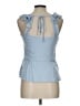 Moa Moa Blue Sleeveless Blouse Size L - photo 2