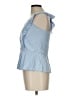 Moa Moa Blue Sleeveless Blouse Size L - photo 5