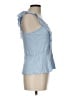 Moa Moa Blue Sleeveless Blouse Size L - photo 4