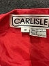 Carlisle 100% Silk Solid Orange Red 3/4 Sleeve Silk Top Size 10 - photo 7
