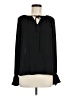 T Tahari 100% Polyester Black Long Sleeve Blouse Size M - photo 1