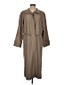Fleet Street 100% Polyester Tan Trenchcoat Size 8 (petite) - photo 1