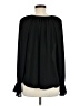 T Tahari 100% Polyester Black Long Sleeve Blouse Size M - photo 2