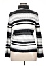 Faded Glory Stripes Silver Turtleneck Sweater Size XL - photo 2