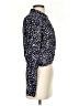 Free People Polka Dots Blue Long Sleeve Blouse Size XS - photo 4