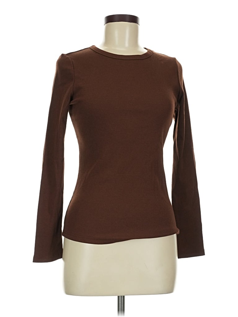 Pre-owned Automet Long Sleeve T-shirt In Brown