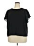 Old Navy 100% Cotton Black Short Sleeve Top Size 3X - photo 1