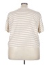 Torrid Stripes Ivory Short Sleeve T-Shirt Size 3X Plus (3) - photo 2